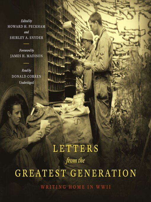 Title details for Letters from the Greatest Generation by Howard Peckham - Wait list